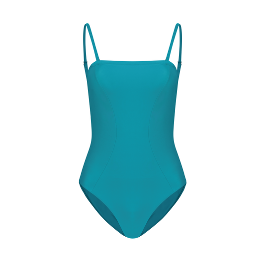 ANDA BANDEAU ONE PIECE IN RECYCLED FABRIC