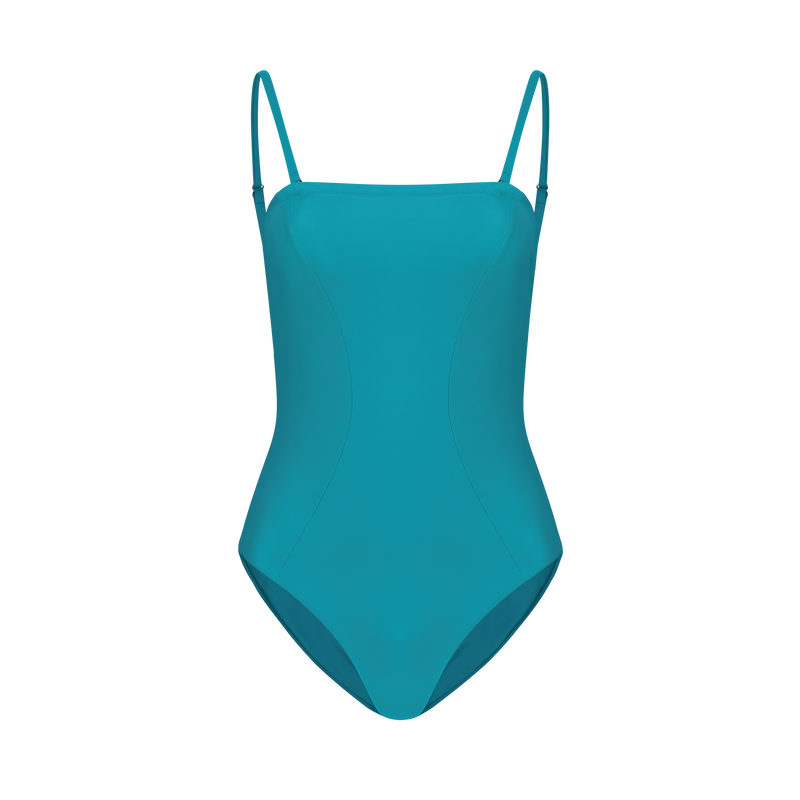 ANDA BANDEAU ONE PIECE IN RECYCLED FABRIC