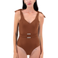 EMMA SWIMSUIT WITH BELT IN RECYCLED FABRICS