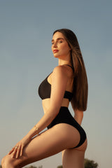 LILLY HIGH WAIST BOTTOMS IN RECYCLED FABRIC